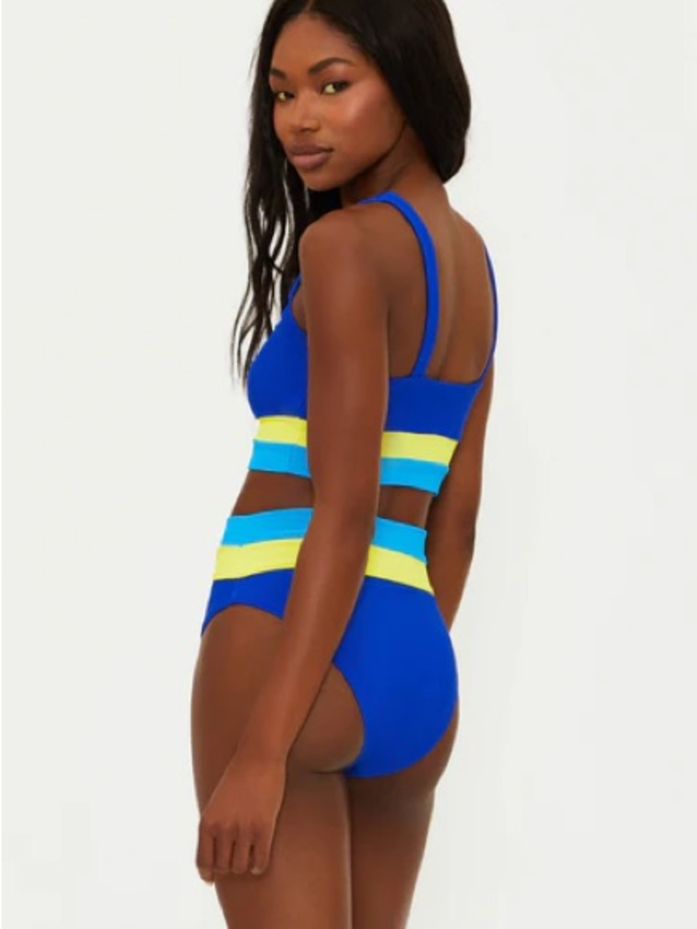 Beach Riot Mackenzie Top & Bottom Riviera Colorblock (Set) - Picture 3 of 3